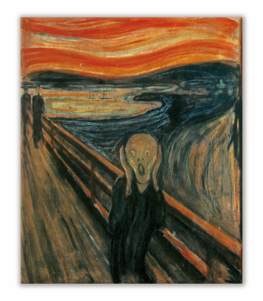 名画キャンバスアート エドヴァルド ムンク 叫び Edvard Munch 絵画や壁掛け販売 日本唯一の風景専門店 R あゆわら