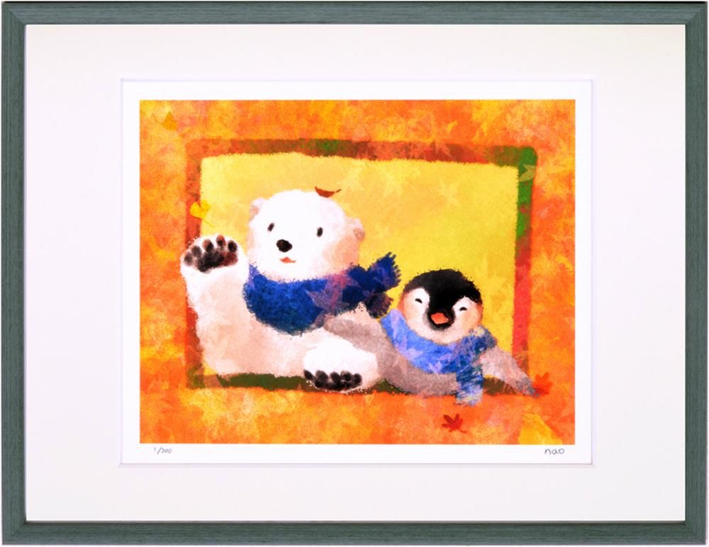 《絵画》菜生(nao) 秋の小窓