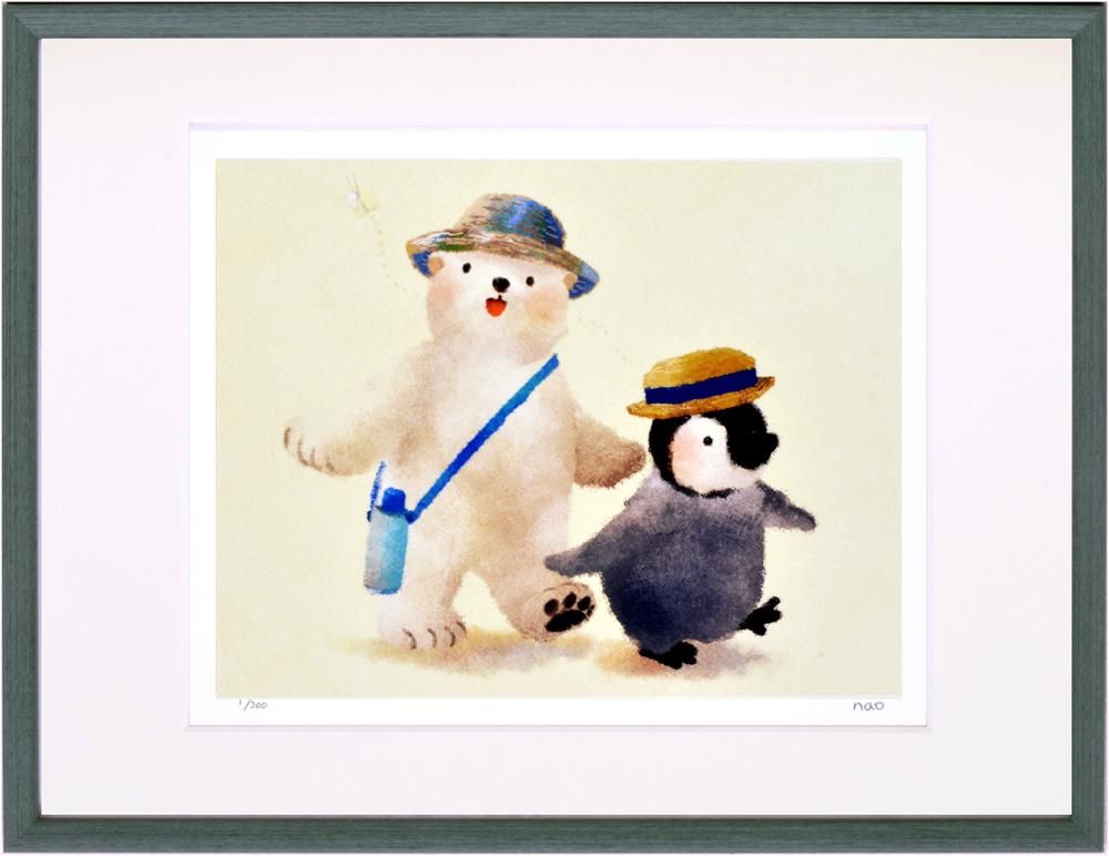 《絵画》菜生(nao) 初夏のおでかけ