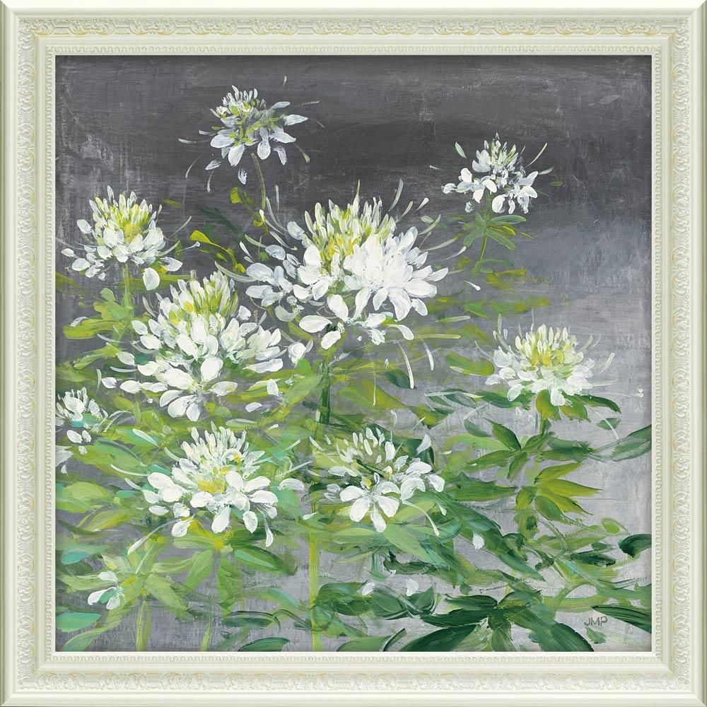 絵画 ジュリア プリントン「ファームハウス クレオメ」/インテリア 壁掛け 額入り 油絵 ポスター アート アートパネル リビング 玄関 プレゼント モダン アートフレーム おしゃれ 飾る