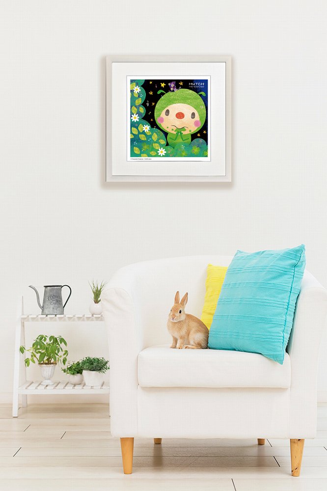 絵画》昆虫物語みなしごハッチ おいしいね(400x400mm) はりたつお - 絵画や壁掛け販売｜日本唯一の風景専門店(R)あゆわら