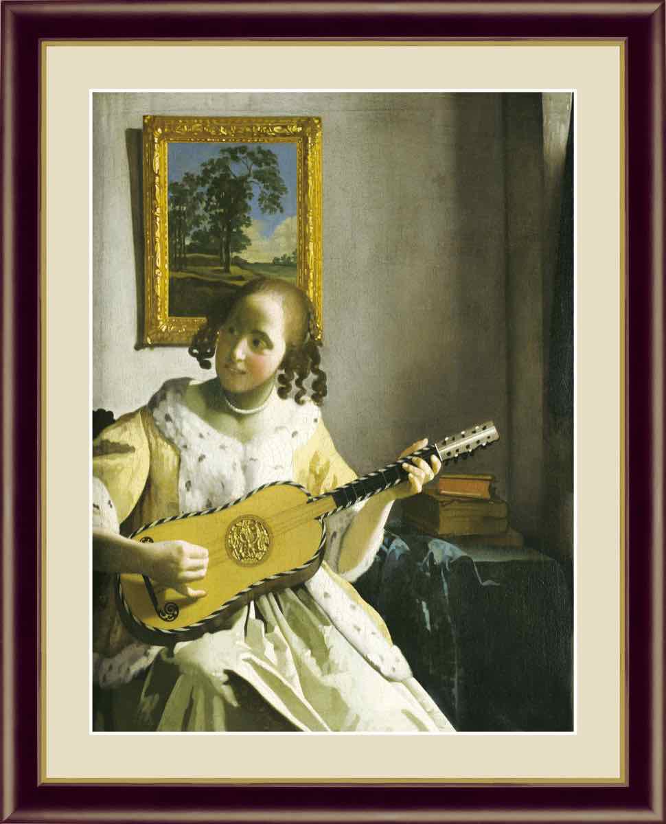 真珠の耳飾りの少女 フェルメール Johannes Vermeer 手描き油絵複製画 模写 レプリカ 肉筆
