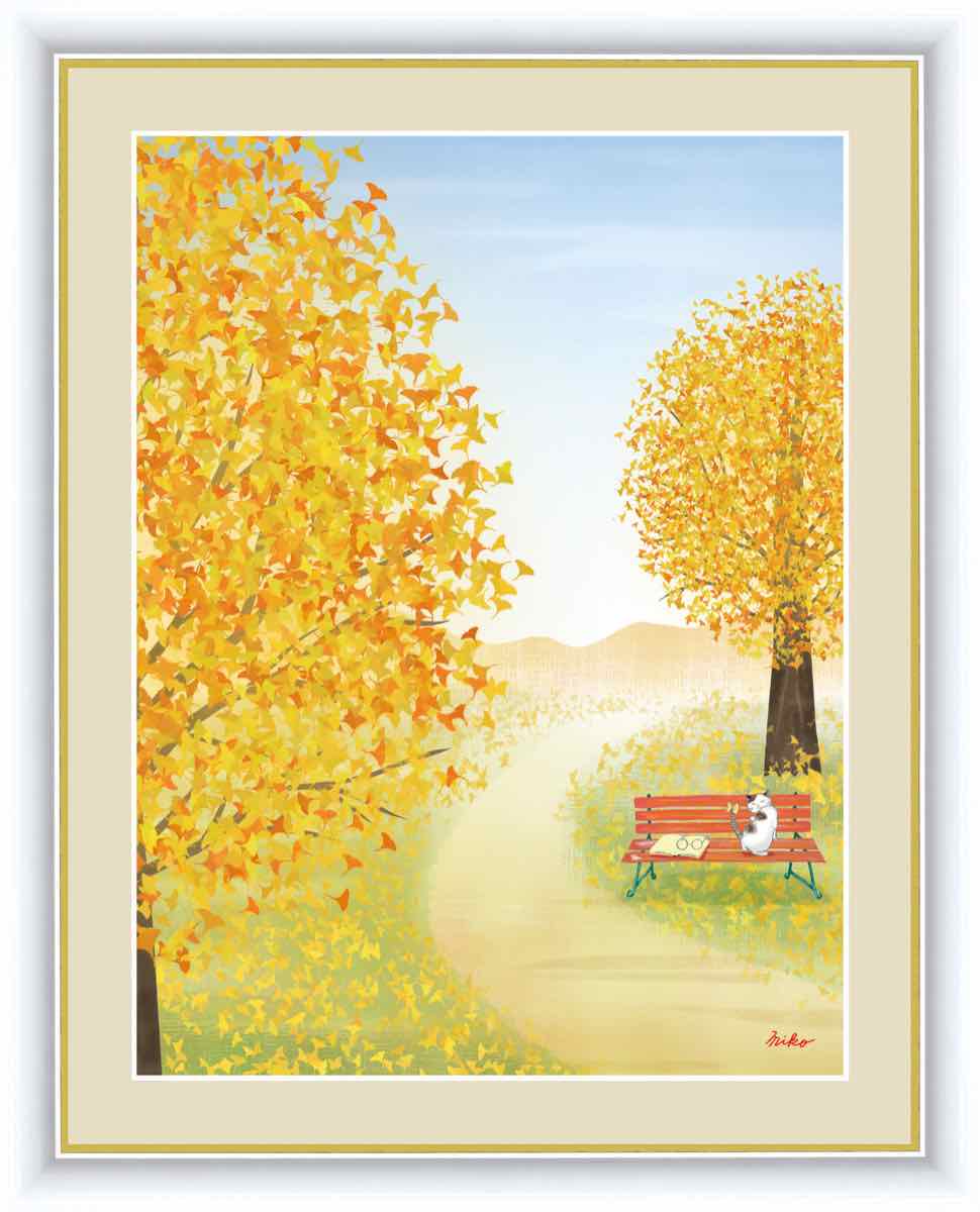 全商品超特価 銀杏の大木 水彩画 自作 - 美術品