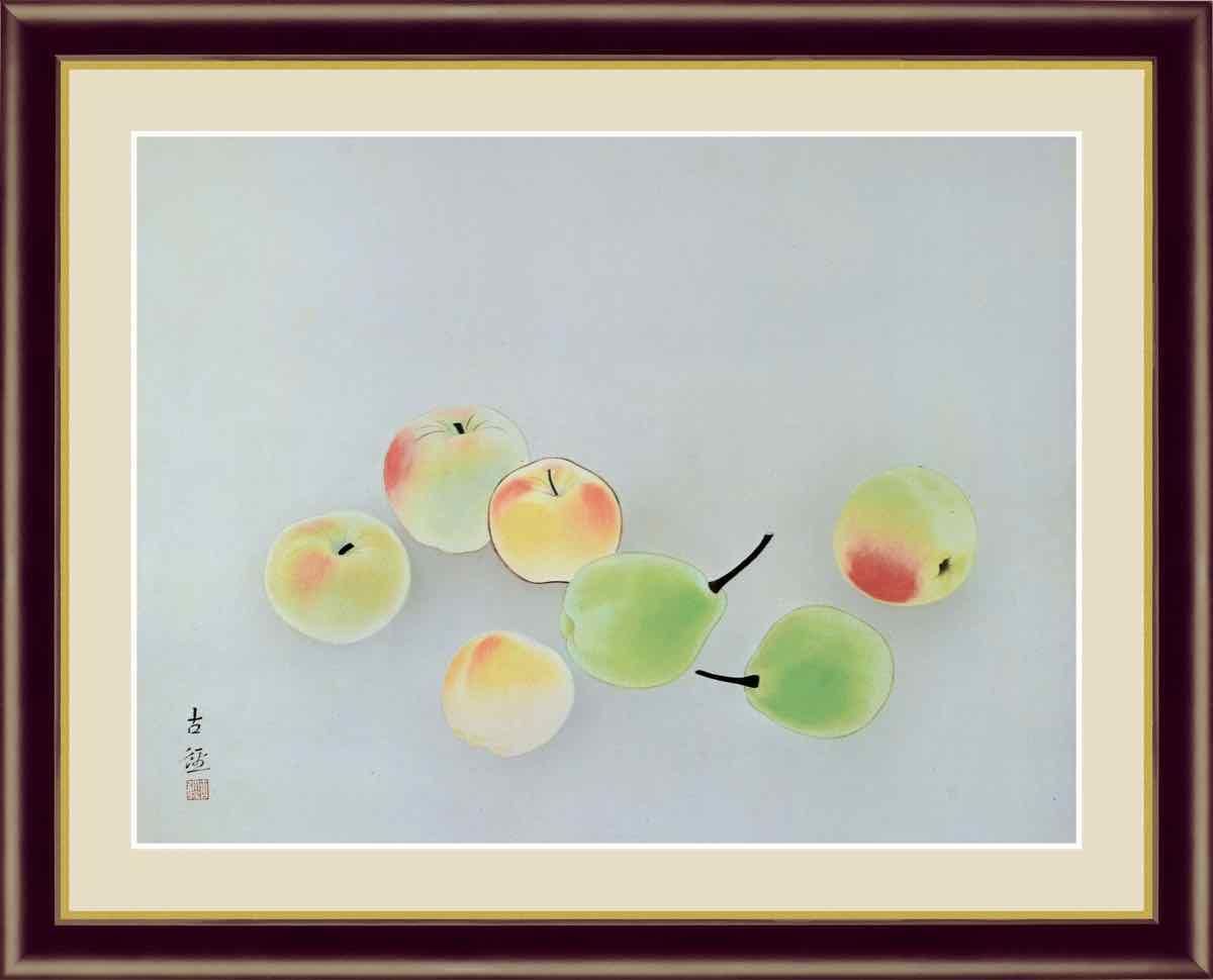 日本の名画 日本画 菓子 小林 古径 手彩仕上 高精細巧芸画 ゆうパケット Sサイズ