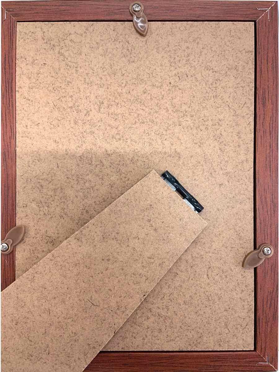日本画 縁起画 朱竹(しゅちく) 北山 歩生 手彩仕上 高精細巧芸画 ゆうパケット Sサイズ