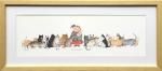 絵画 ダイアン パターソン キティ コーナー インテリア 壁掛け 壁飾り 額入り アート リビング 玄関 トイレ プレゼント ギフト おしゃれ 飾る ポスター 猫 Mサイズ