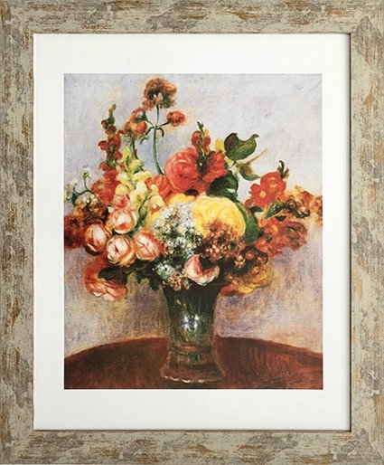 名画アートフレーム 花瓶の花 ピエール オーギュスト ルノワール Pierre Auguste Renoir 絵画や壁掛け販売 日本唯一の風景専門店 R あゆわら
