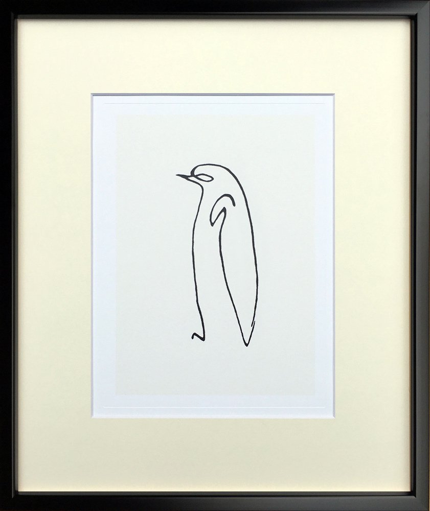 名画アートフレーム》ペンギン(Le pingouin) パブロ・ピカソ(Pablo