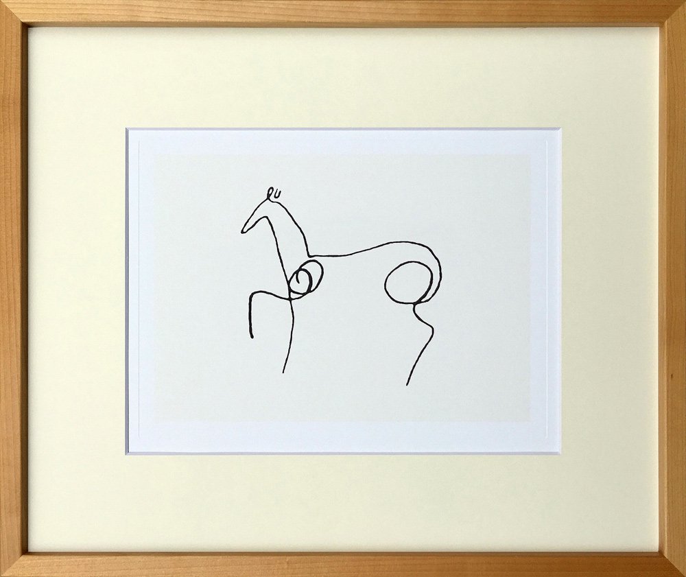 名画アートフレーム》馬(Le cheval) パブロ・ピカソ(Pablo Picasso