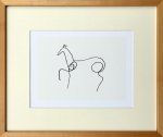 《名画アートフレーム》馬(Le cheval) パブロ・ピカソ(Pablo Picasso)