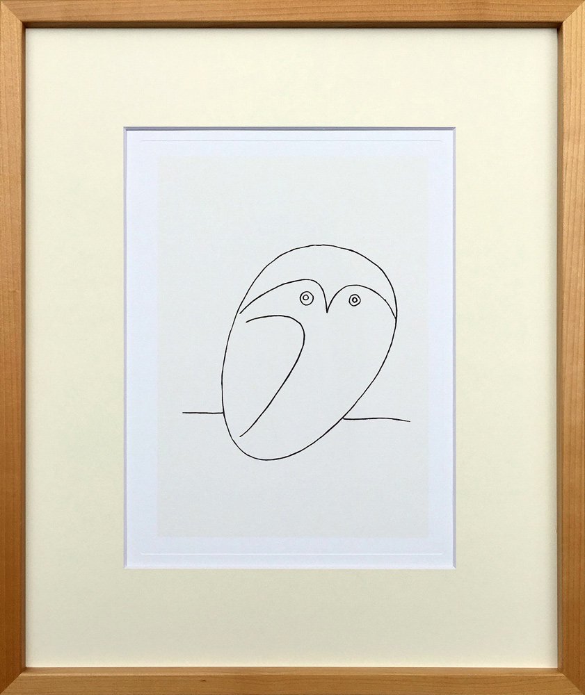 《名画アートフレーム》フクロウ(Le hibou) パブロ・ピカソ(Pablo Picasso) -  絵画や壁掛け販売｜日本唯一の風景専門店(R)あゆわら