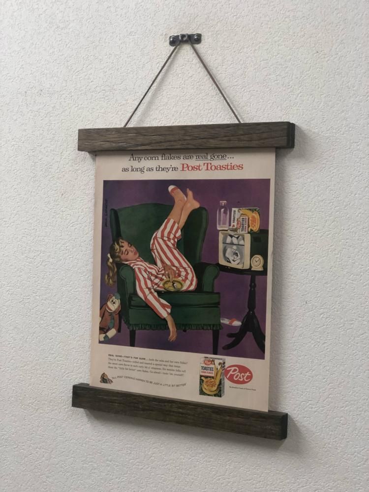 《ポスターハンガー》ヴィンテージブラウン(Vintage Brown) ラゴム(Lagom) 300mm
