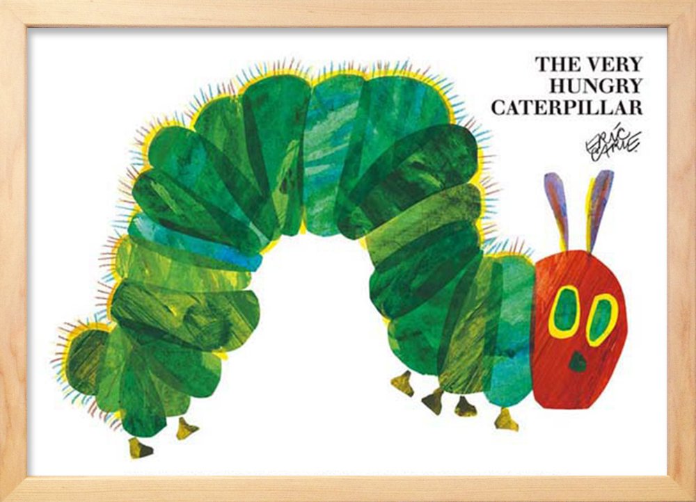 絵画》はらぺこあおむし(The Very Hungery Caterpillar) エリック・カール(Eric Carle) -  絵画や壁掛け販売｜日本唯一の風景専門店(R)あゆわら