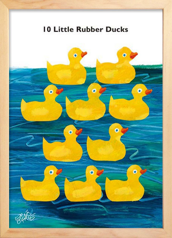 絵画》10匹のおもちゃのあひるの物語(10 Little Rubber Ducks