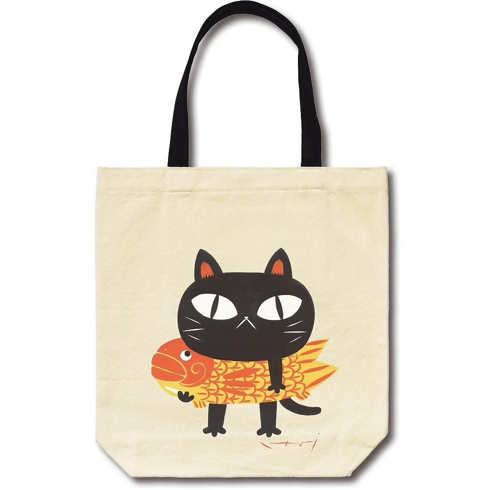 100％品質 オリジナル 猫 トートバッグ 手描きイラスト複製 スカーフ付