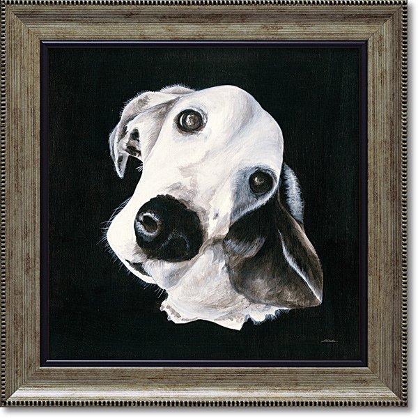 絵画 パスティ ダックロー「マックス」 インテリア 絵 壁掛け 飾る 犬