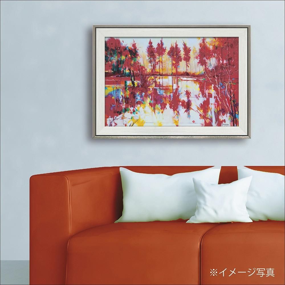 絵画 ダグ イートン メドウクリフ ミアンダリング インテリア 壁掛け 額入り 風景画 自然 おしゃれ アート 絵 飾る リビング 玄関 プレゼント モダン お祝い 油絵 ポスター ギフト 絵画や壁掛け販売 日本唯一の風景専門店 R あゆわら