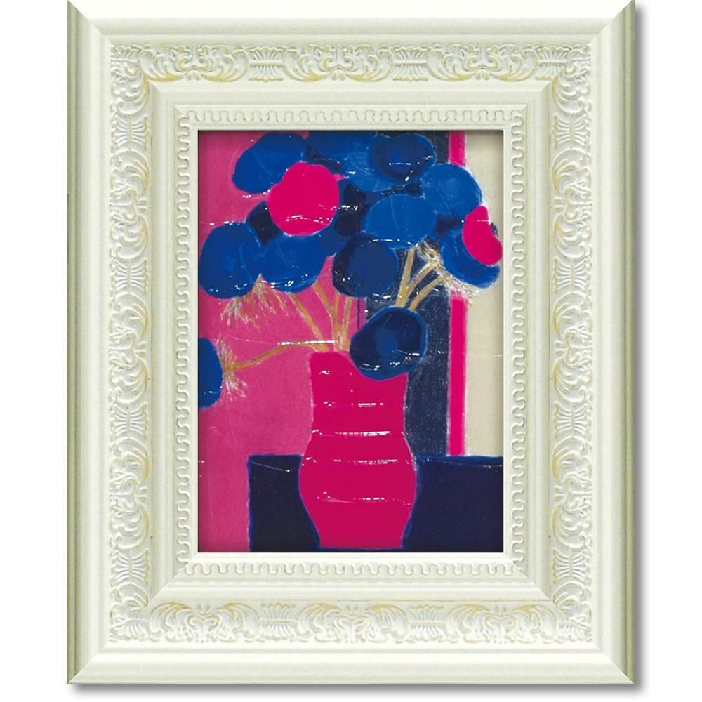 絵画 ベルナール カトラン「アネモネ」 インテリア 額入り 絵画 絵 飾る かわいい 壁掛け アート リビング 玄関 トイレ フラワー 癒やし ギフト パネル ポスター 風景 植物