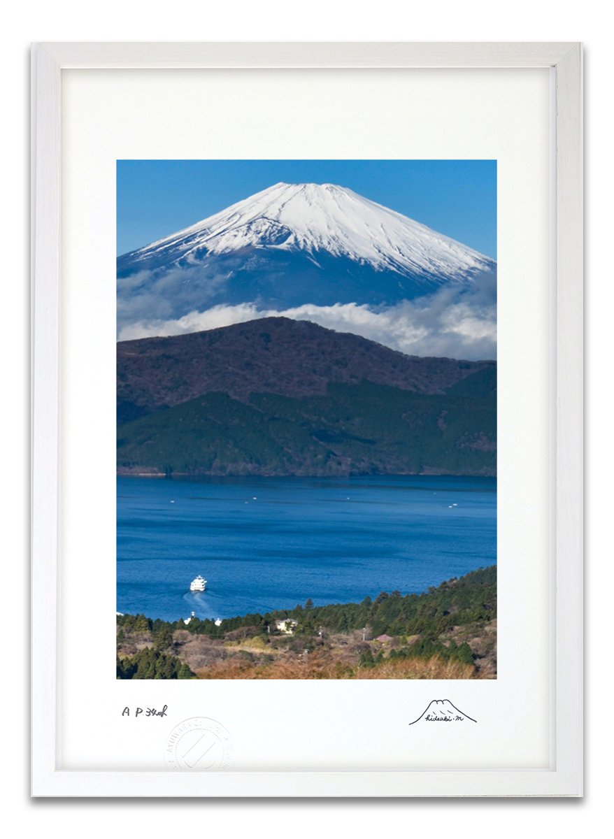 版画 絵画 湖の船出 富士山 - 絵画や壁掛け販売｜日本唯一の風景専門店(R)あゆわら