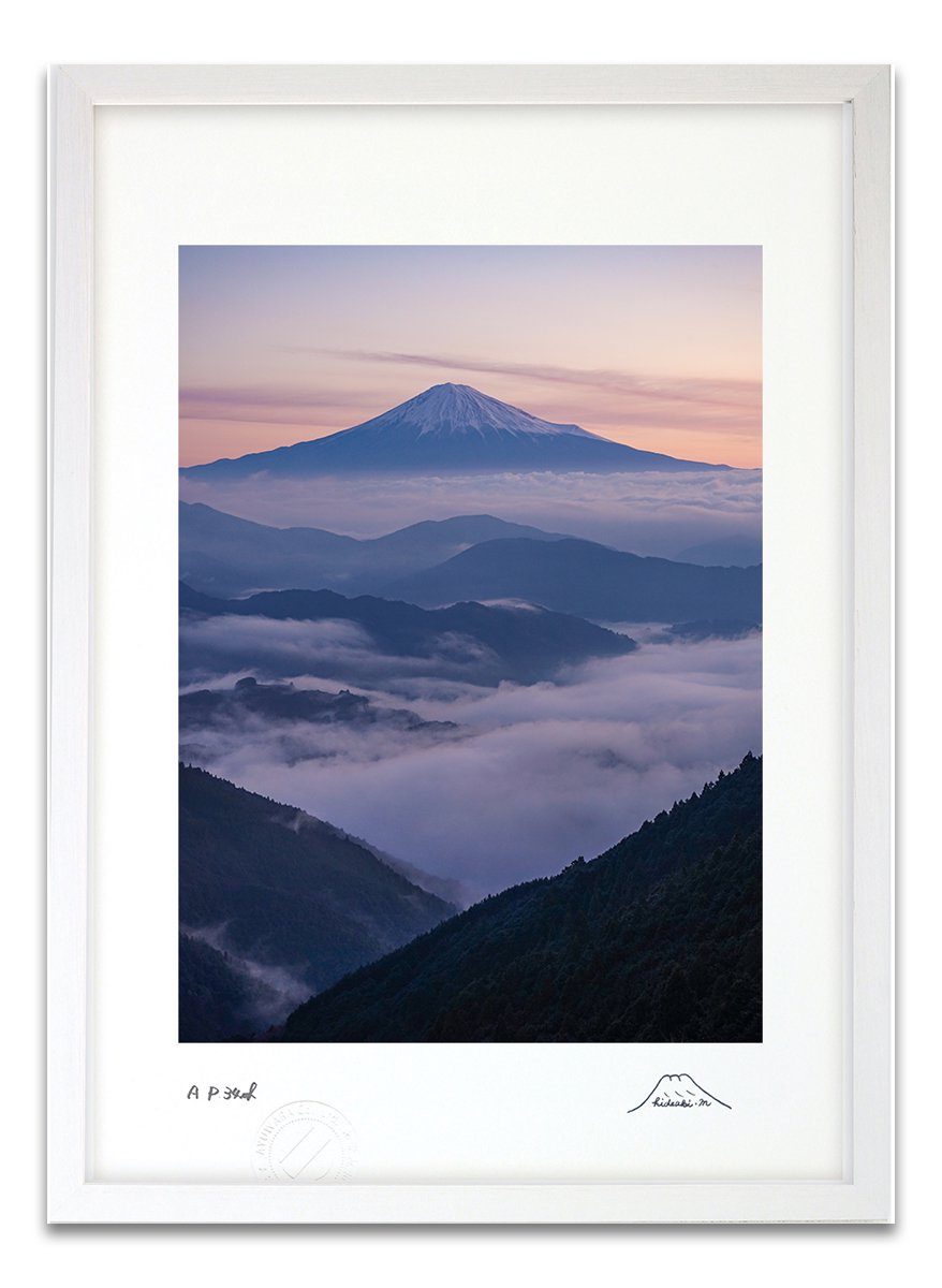版画 絵画 V字谷雲海 富士山 - 絵画や壁掛け販売｜日本唯一の風景専門 