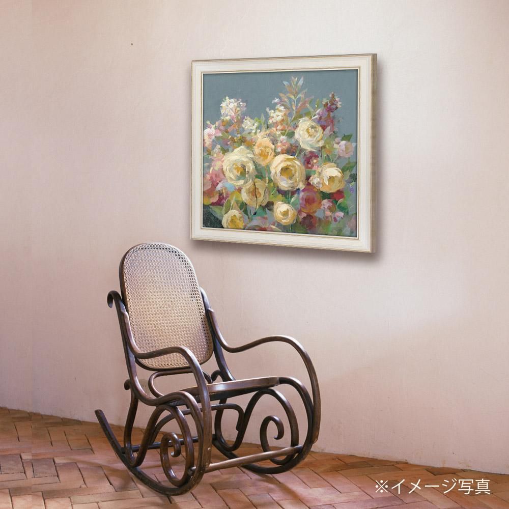 絵画 ダンフイ ナイ「ジョイ オブ ガーデン」 アートフレーム 巣ごもり リビング 玄関 インテリア 壁掛け 額付き 額入り 額装込 プレゼント 花 フラワー ギフト 御祝 模様替え 癒し