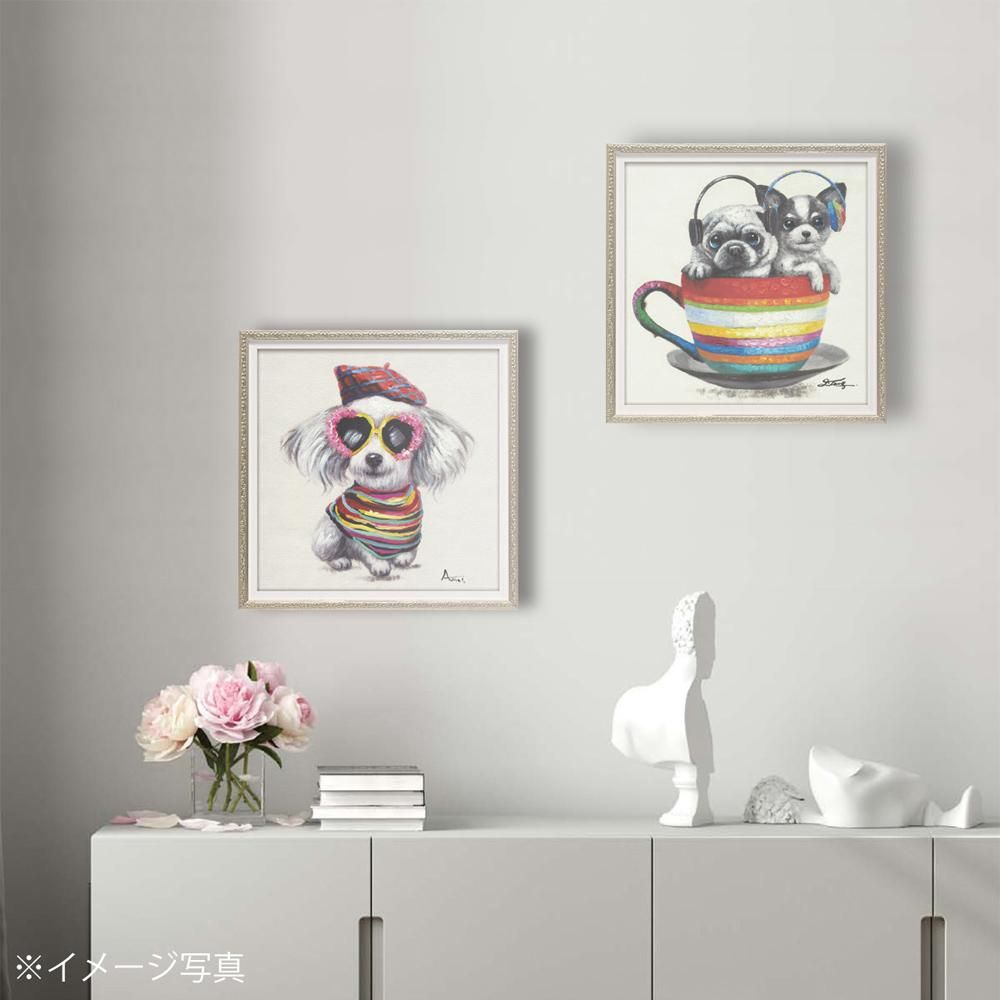 絵画 オイル ペイント アート「ボブヘアー(Sサイズ)」 アートフレーム 巣ごもり 油絵 インテリア プレゼント 壁掛け 手描き ギフト 額入り 額装込 アート モダン リビング 玄関 おしゃれ