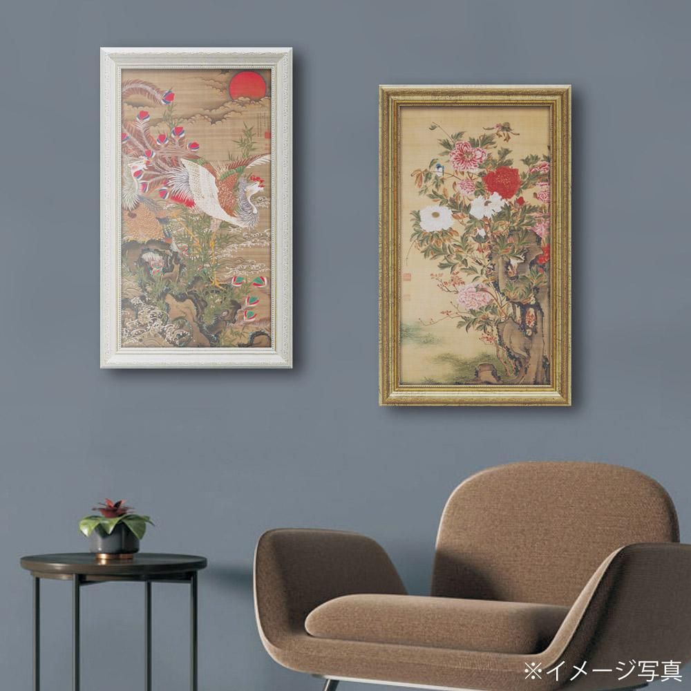 FINALSALE対象商品30％OFF！ 超美品☆純粋な手描きの絵画 花 応接間掛 