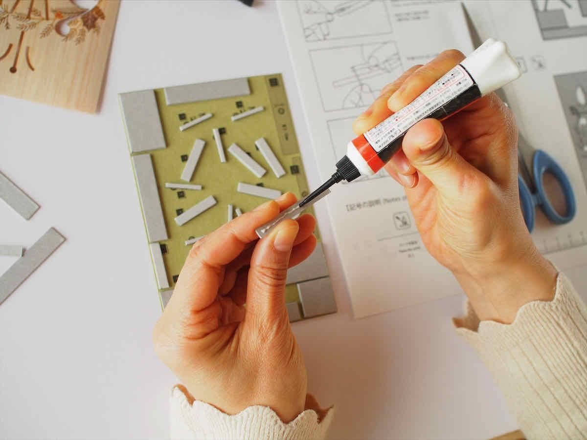 本格木工細工 木はり絵手作りキット「ウェルカムバード」 パーツカット済み ビギナーレベル ゆうパケット 額なし 絵画 アート