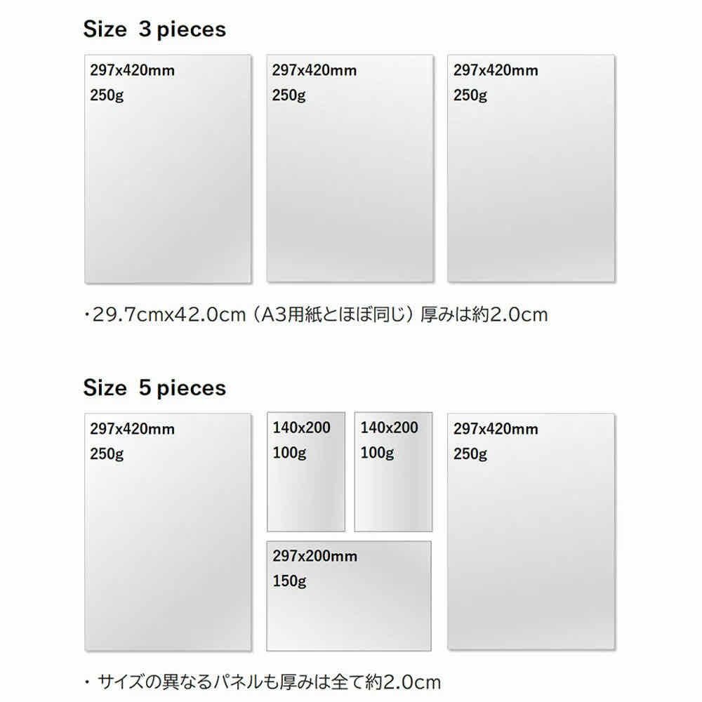 キャンバスパネル Fashion Series- 3枚セット 3Lサイズ