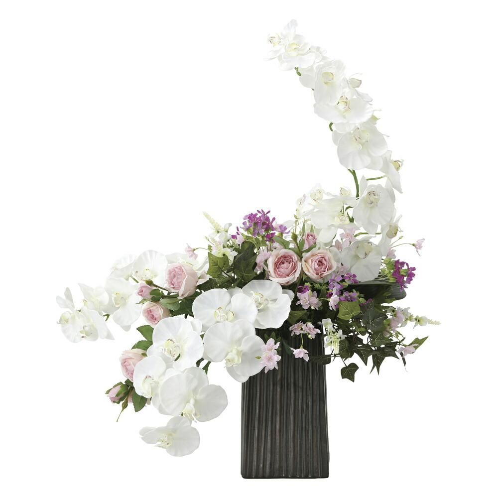 アートフラワー 飛鳥 〔テーブルタイプ〕 インテリア 部屋に飾る 花 おしゃれ ギフト 華やか 御祝 造花 プレゼント リビング 玄関 キッチン フラワー アレンジメント