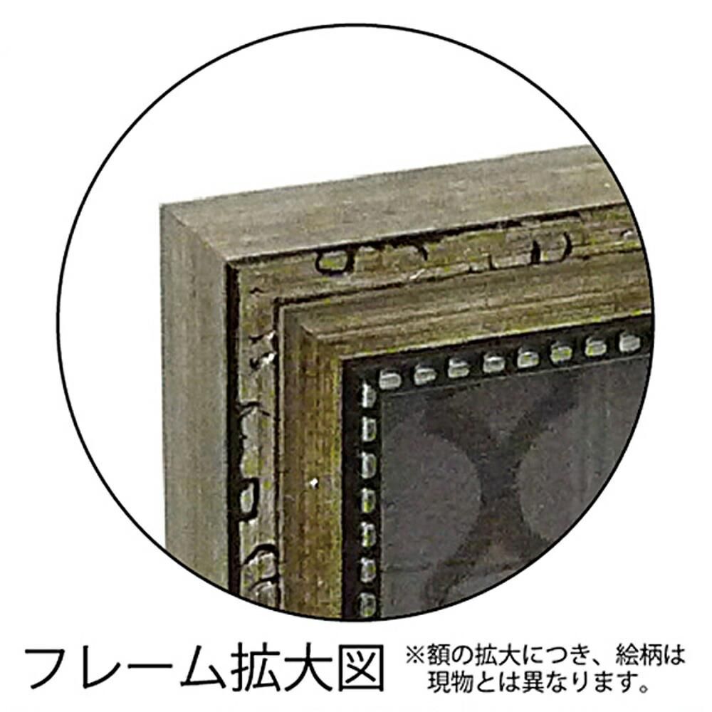 絵画 ミニゲル アートフレーム キャロル ローワン「リフレクティブ モーメント1」 ゆうパケット 額入り かわいい インテリア 壁飾り 絵 壁掛け 癒やし ギフト リビング 玄関 廊下 プレゼント