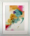 絵画 クリスティーン・ヘグレ Paradise Parrot-Perch インテリア カラフル 鳥 リビング 玄関 廊下 壁飾り 額付き アート ギフト プレゼント おしゃれ 壁掛け 部屋に飾る