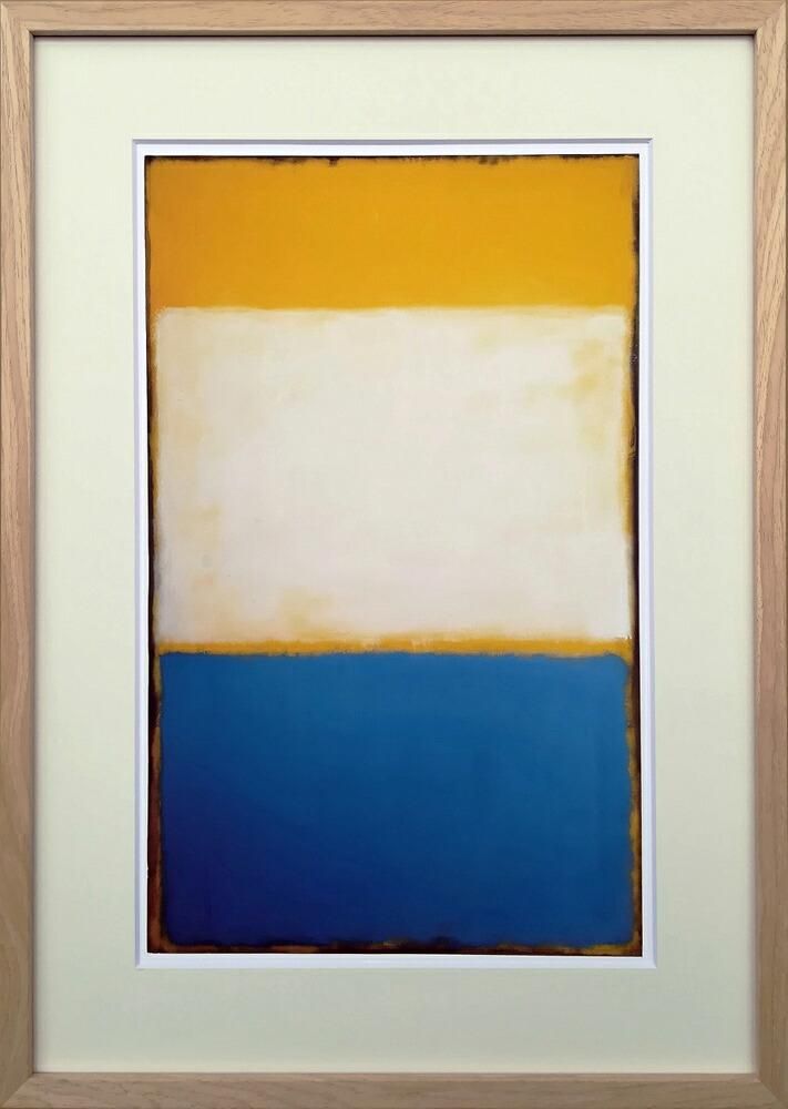 絵画 マーク・ロスコ Yellow, White, Blue Over Yellow on Gray, 1954