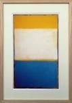  ޡ Yellow, White, Blue Over Yellow on Gray, 1954  ݲ ƥꥢ ɾ ե ץ쥼  ȥե졼 