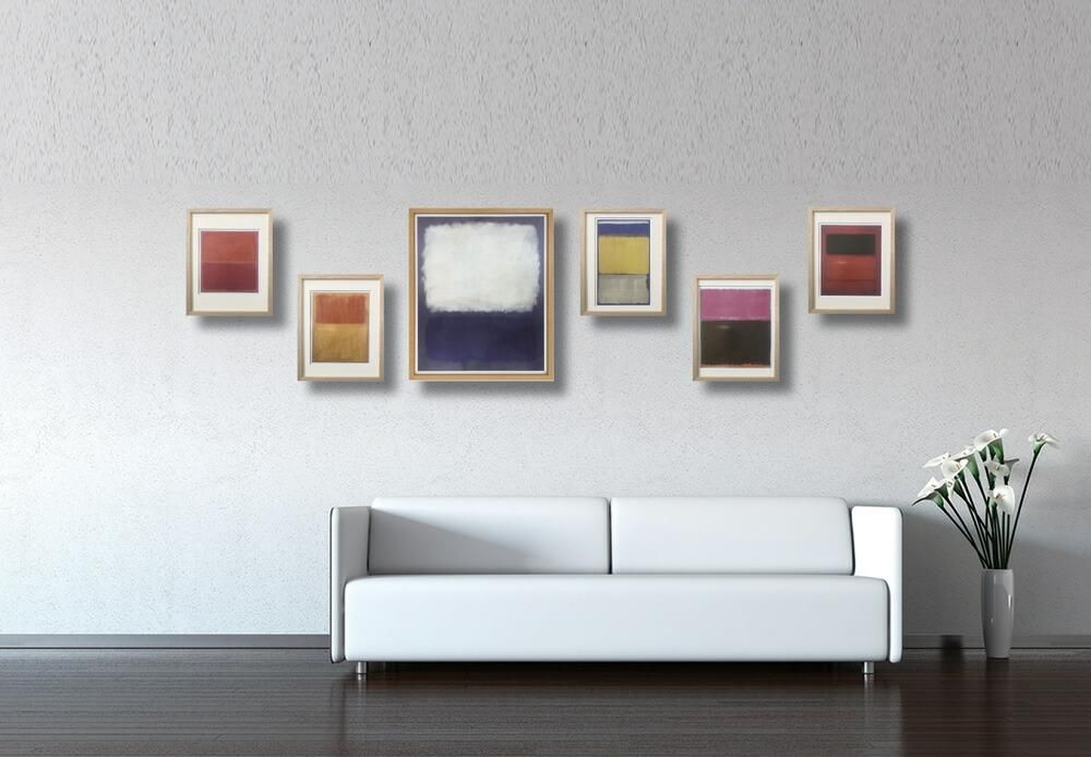 Amazon｜「赤と青の組み合わせ」Mark Rothkoマーク ロスコ抽象画