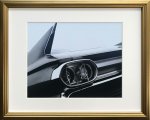 絵画 リチャード ジェームス '61 Cadillac インテリア クラシックカー アート ギフト リビング 玄関 廊下 壁飾り 額付き モノクロ クール プレゼント おしゃれ 部屋に飾る