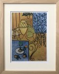 絵画 アンリ・マティス Interior in Yellow and Blue,1946-NA  リビング 玄関 廊下 シンプル 壁飾り 額付き アートフレーム ギフト プレゼント アート