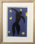絵画 アンリ・マティス Icarus from Jazz,1947-NA 壁飾り 額付き インテリア リビング 玄関 廊下 シンプル アートフレーム ギフト プレゼント おしゃれ 壁掛け アート