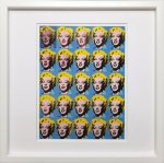 絵画 アンディ・ウォーホル Twenty-Five Colored Marilyns インテリア 壁に飾る 絵 おしゃれ リビング 玄関 廊下 部屋 壁飾り ギフト プレゼント 額付き