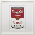 絵画 アンディ・ウォーホル Campbell's Soup インテリア おしゃれ  壁に飾る 絵 リビング 玄関 廊下 部屋 壁飾り ギフト プレゼント 額付き