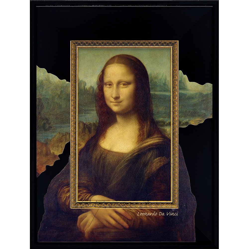 モナ・リザ レオナルド・ダ・ヴィンチ Leonardo Da Vinci 手描き油絵