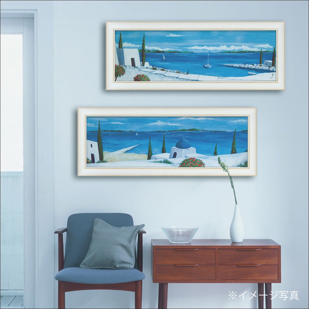 絵画 ジュリア ホーキンス「エーゲ海の夏1」 - 絵画や壁掛け販売｜日本