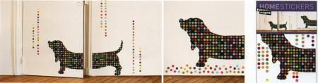 《ウォールステッカー》Home stickers Cocohellein/Basset