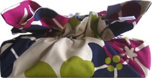 《ティッシュカバー》CHOU tissue cover Cute Flower/cranberry(ゆうパケット)