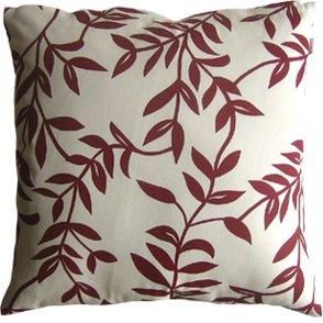《クッションカバー》CHOU Cushion Cover Herbe Grass/wine kinari(ゆうパケット)