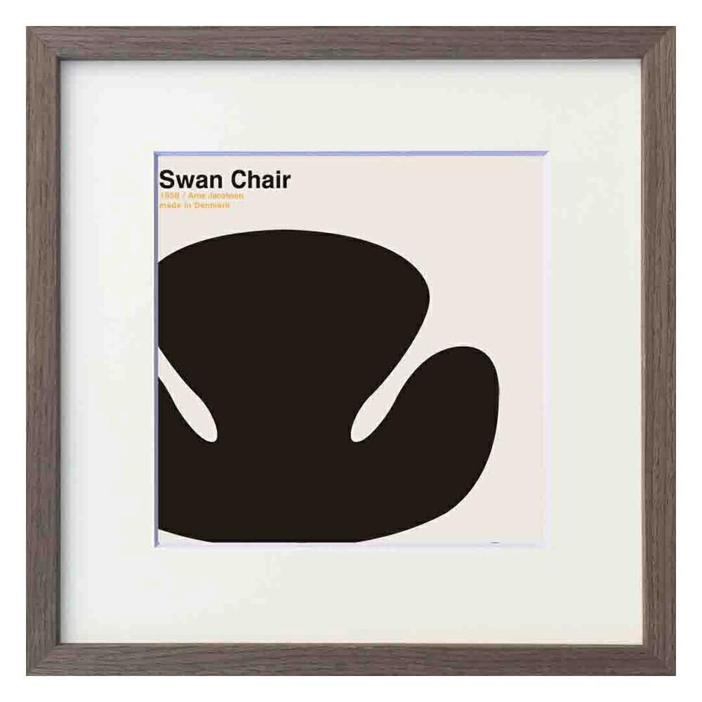 絵画 安川敏明 Swan Chair