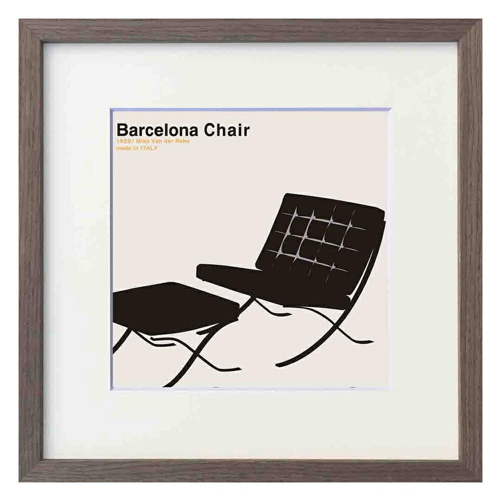 絵画 安川敏明 Barcelona Chair