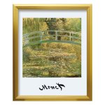 絵画 クロード モネ 睡蓮の池と日本の橋(S)