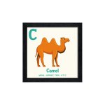 絵画 アニマルアルファベット Camel（ラクダ）