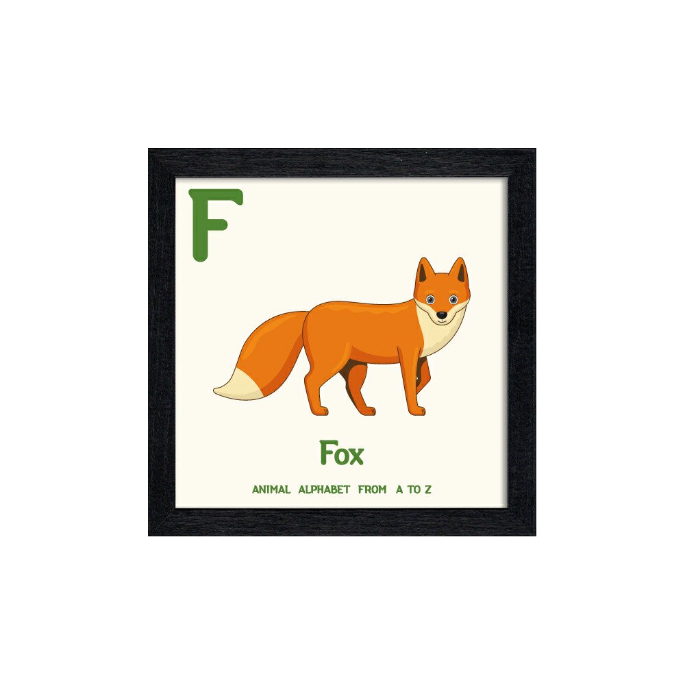 絵画 アニマルアルファベット Fox(キツネ) - 絵画や壁掛け販売｜日本唯一の風景専門店(R)あゆわら